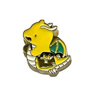 Pokemon Inspired Dragonite Mailman Fan Made Enamel Pin Lapel Pin